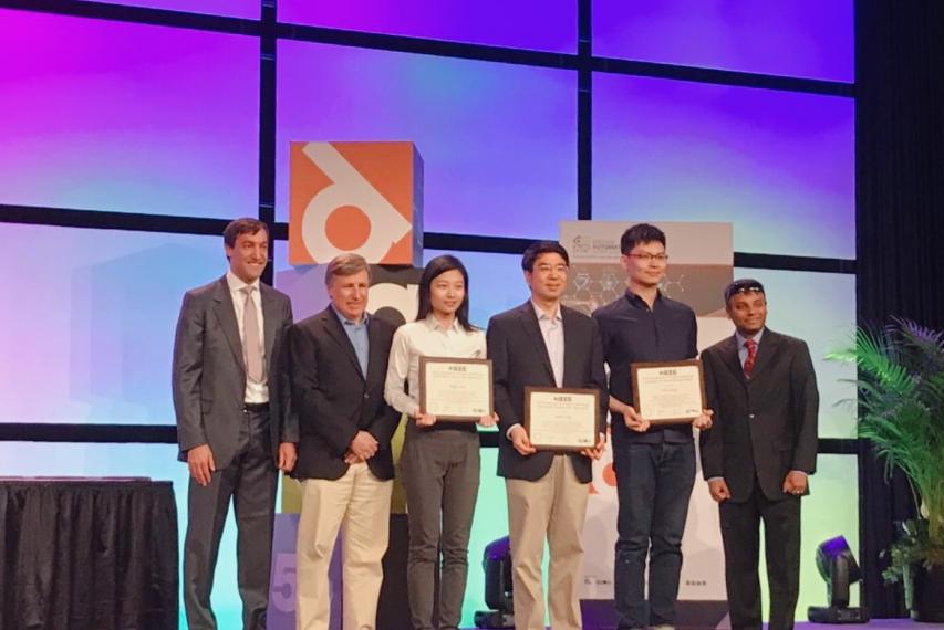 Winners of the Donald O Pederson Best Paper Award at the Design Automation Conference in Las Vegas on June 4, 2019.